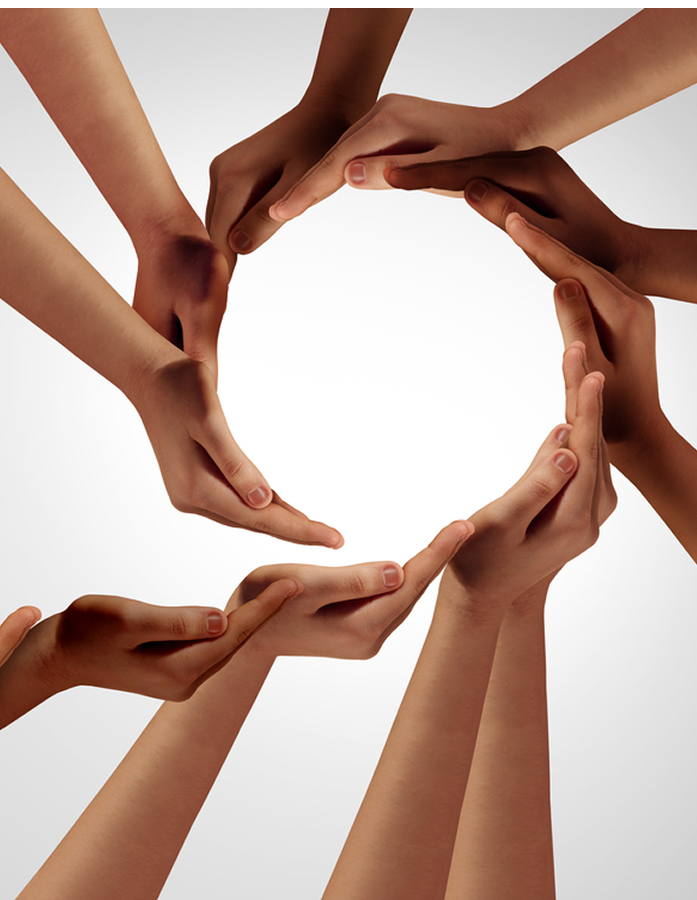 Smiling woman on laptop in a cozy kitchen