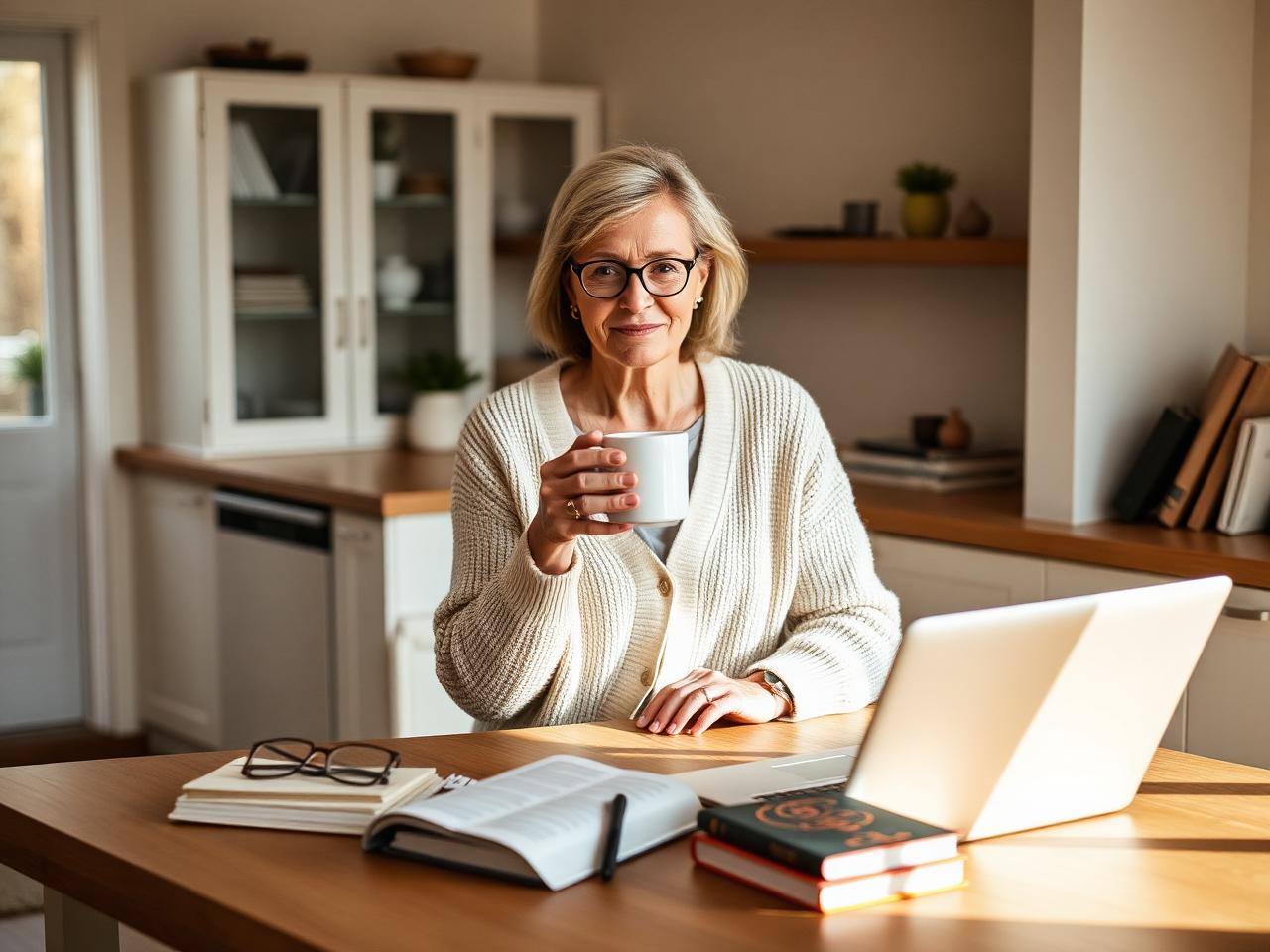 An Effica practitioner in conversation during a virtual consultation